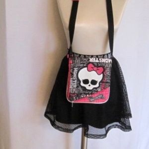 Monster High Girls Net Skirt /Reversible Purse Set